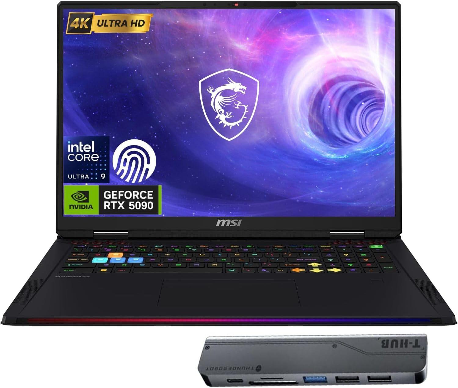 MSI Raider 18 - KI-Workstation, Bottleneck-frei, TGP/TDP für KI/3D/Ing