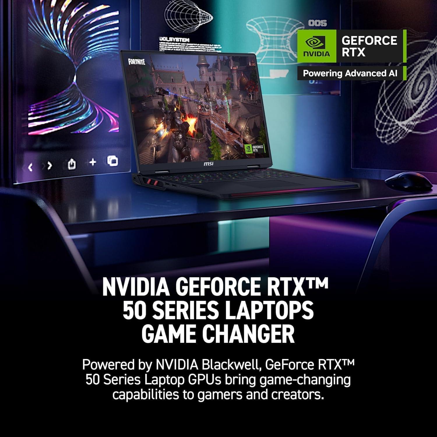 MSI Raider 18 - Maximale Rechenpower: KI-Workstation, TGP/TDP