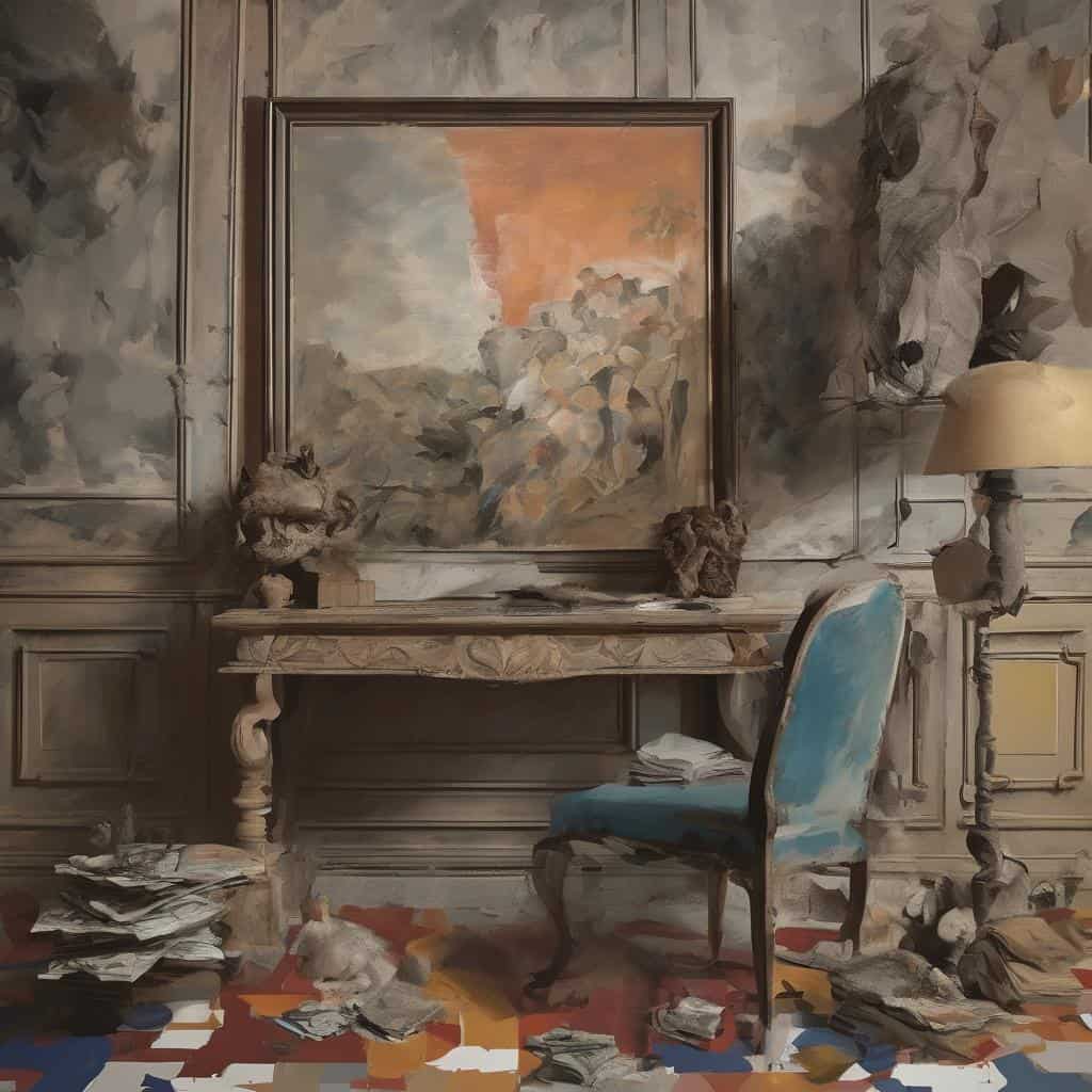 Αρχαία έργα τέχνης και εικαστικά έργα από γνωστούς καλλιτέχνες σε ιστορικές συλλογές και μουσεία.